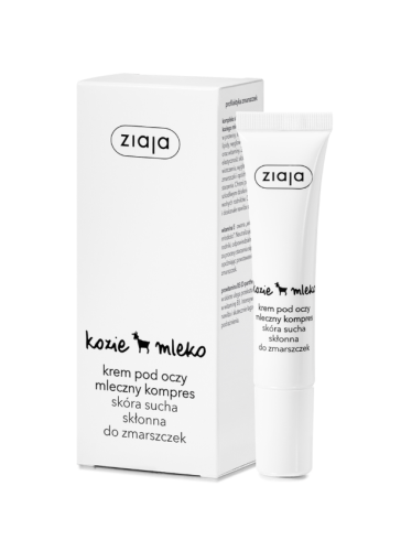 ZIAJA - KOZIE MLEKO krem pod oczy mleczny kompres 15 ml.  be-effective