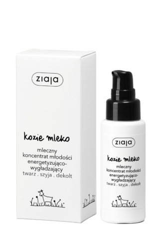 ZIAJA - KOZIE MLEKO mleczny koncentrat młodości energetyzująco-wygładzający 50 ml. be-effective