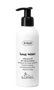 ZIAJA - KOZIE MLEKO mleczny żel do mycia twarzy 200 ml.