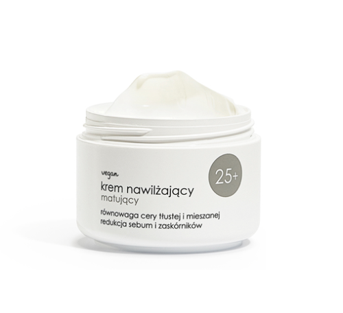ZIAJA - krem nawilżający matujący 25+/ 50 ml. be-effective