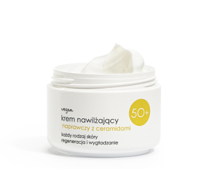 ZIAJA - krem nawilżający naprawczy z ceramidami 50+/ 50 ml.