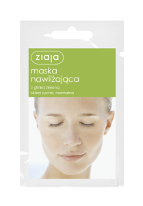 ZIAJA - maska nawilżająca z glinką zieloną 7 ml. 1 saszetka