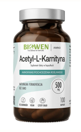 Biowen - Acetyl-L-Karnityna 100 kaps. be-effective