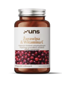 UNS - UNS ŻURAWINA & WITAMINA C 60 vege kaps.