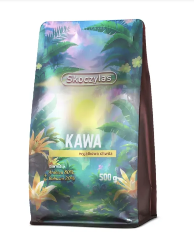 Skoczylas - KAWA wyjątkowa chwila ziarnista 500 g be-effective