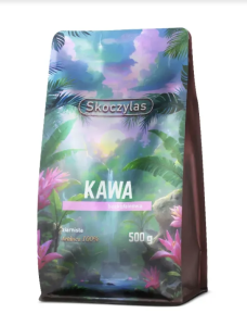 Skoczylas - KAWA bezkofeinowa ziarnista 500 g