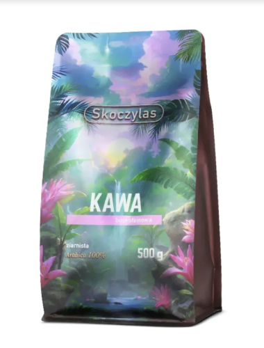 Skoczylas - KAWA bezkofeinowa ziarnista 500 g be-effective