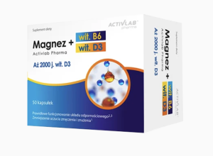 Activlab - Magnez B6 + D3 50 kaps. 