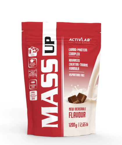 Activlab - Mass Up Gainer czekolada 1200 g be-effective