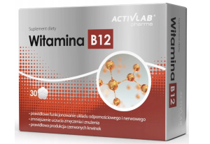 Activlab - Witamina B12 100 µg, tabletki, 30 tabl.