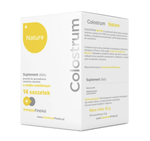 Colostrum NATURE o smaku waniliowym kartonik 14szt.
