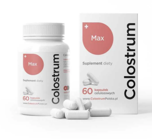 Colostrum MAX – maksymalna dawka siary dla maksymalnej odporności 60 kaps.