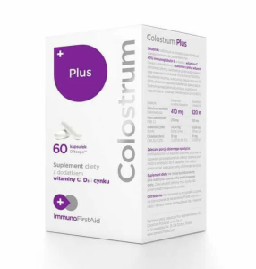 Colostrum PLUS – kompleksowe wsparcie odporności w jednej kapsułce 60 kaps.