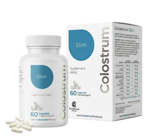 Colostrum Slim — naturalne wsparcie metabolizmu i kontroli masy ciała 60 kaps. be-effective