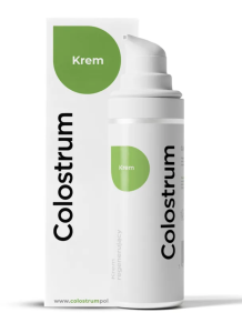 Colostrum KREM – regenerujący krem do twarzy z siarą bydlęcą i kwasem hialuronowym 50 ml.