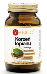 Yango - Korzeń łopianu - ekstrakt - 90 kaps. - Odporność