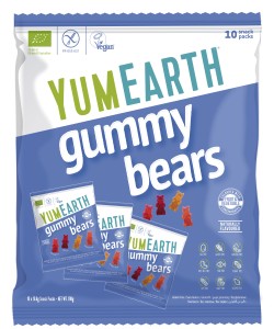 YumEarth - Żelki o smaku owocowym – mix smaków EKO (Gummy Bears) 10x19,8 g