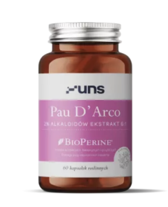UNS -  UNS PAU D'ARCO + BIOPERINE 60 kaps.vege