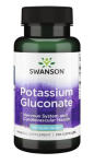 SWANSON - Glukonian potasu 100kaps.