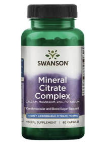 SWANSON - Multi Mineral Citrate Complex 60 kaps.