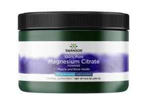 SWANSON - Cytrynian magnezu 100% czystości 244g 