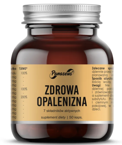 Zdrowa opalenizna - 50 kapsułek - Panaseus  be-effective