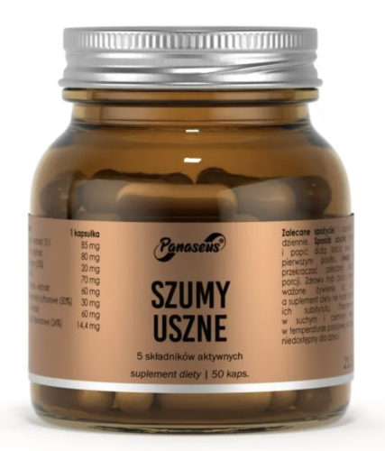 Panaseus - Szumy uszne - 50 kapsułek be-effective