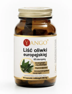 Yango - Liść Oliwki Europejskiej - 40% Oleuropein - 60 kaps.