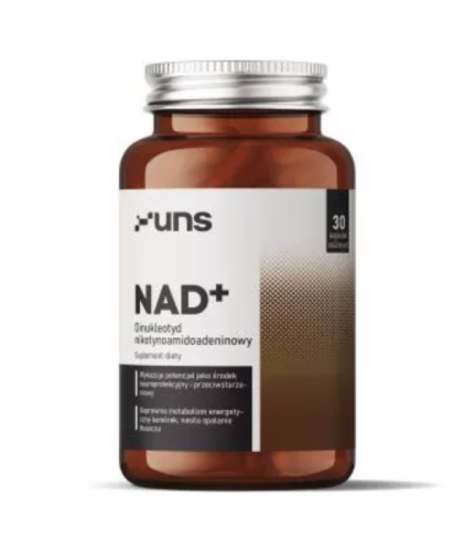 UNS - NAD+ DINUKLEOTYD NIKOTYNOAMIDOADENINOWY 30 kaps. be-effective