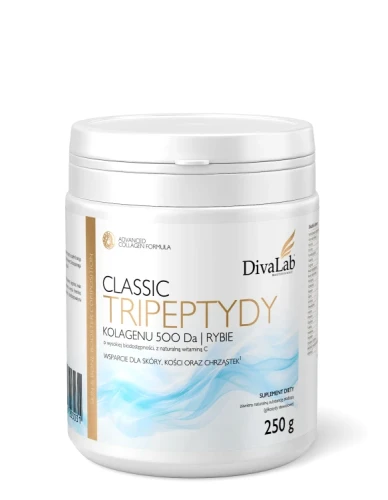 DivaLab - Tripeptydy Kolagenu 500 Da - Classic - Rybi - 49 dni  be-effective