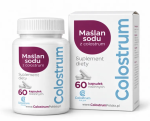 Maślan sodu + Colostrum 60 kaps. 