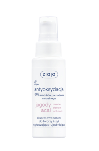 ZIAJA - ekspresowe serum do twarzy i szyi wygładzająco-ujędrniające 50 ml. be-effective