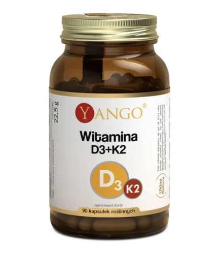 Yango - Witamina D3 + K2 mk-7 – 90 kaps. be-effective