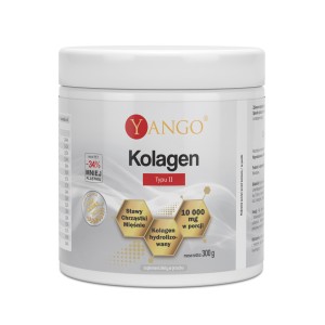 Yango - Kolagen Wołowy  typu II - 300g - stawy chrząstki mięśnie - 100% czysty kolagen