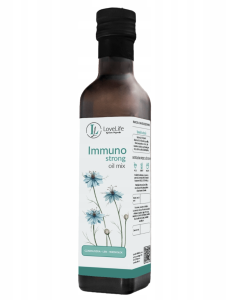 LoveLife Immuno Strong - Olej lniany - Olej z czarnuszki - Olej wiesiołkowy - 250 ml