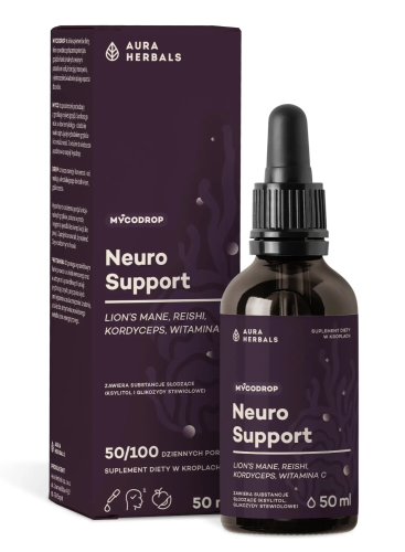 Aura Herbals - Mycodrop, Neuro Support, krople 50 ml be-effective