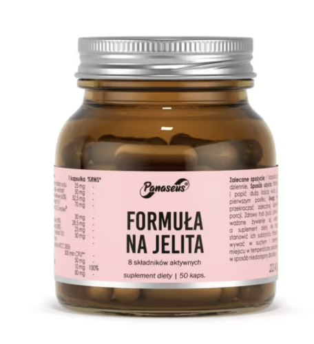Panaseus - Formuła na jelita - 50 kapsułek be-effective