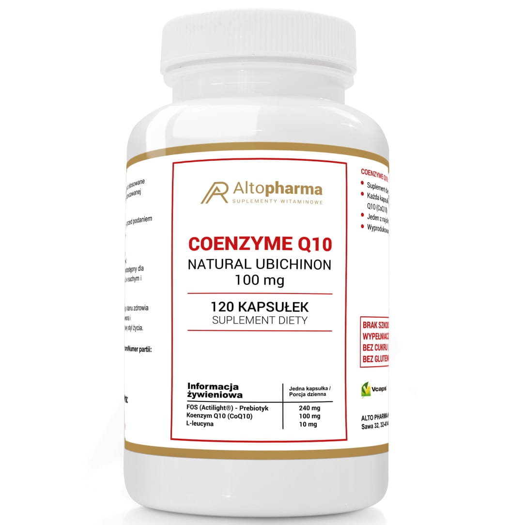 Коэнзим Q10 AltoPharma Forte 100 мг, убихинон, 120 капсул