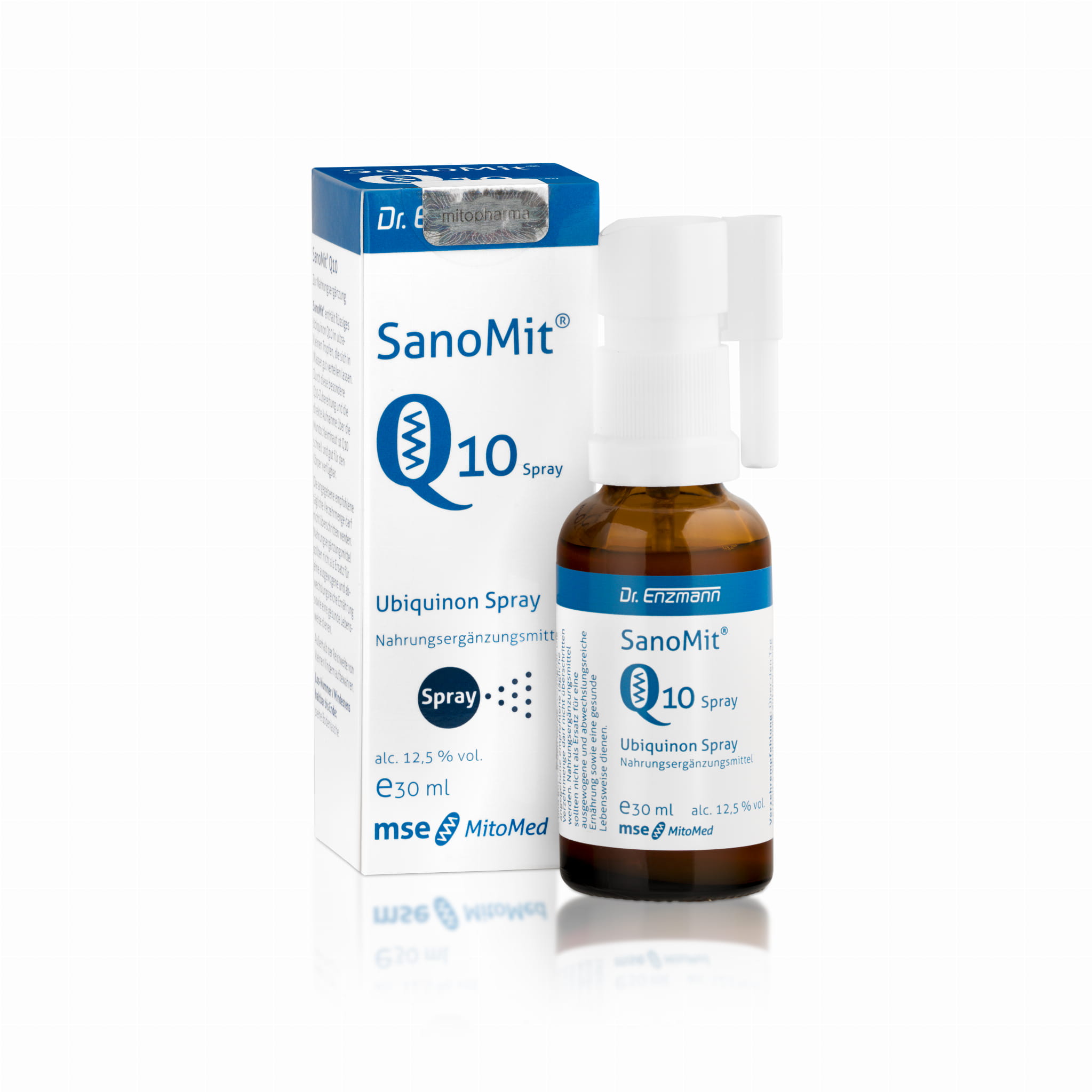 Коэнзим Q10 Dr. Enzmann Sanomit Q10 Direkt MSE, убихинон, капли, 30 мл / 100 мл
