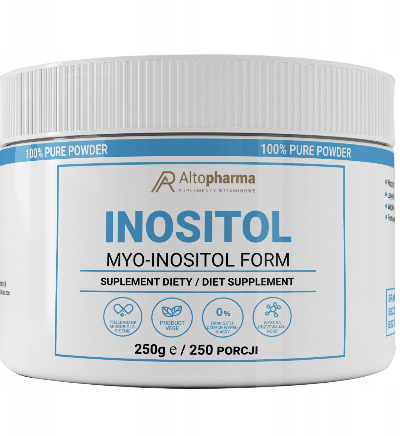 Инозитол Alto Pharma 1000 мг, порошок, 250 г