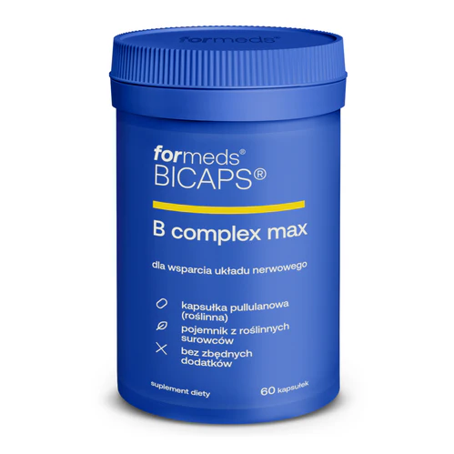 Витамины группы B ForMeds Bicaps B Complex Max, 7 витаминов, 60 капсул