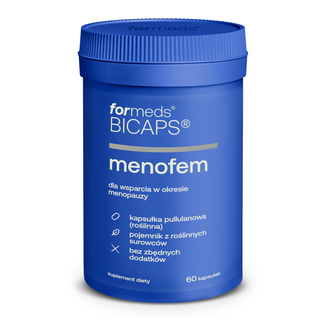 Комплекс для женщин ForMeds Bicaps MenoFem, красный клевер и витекс, при менопаузе, 60 капсул