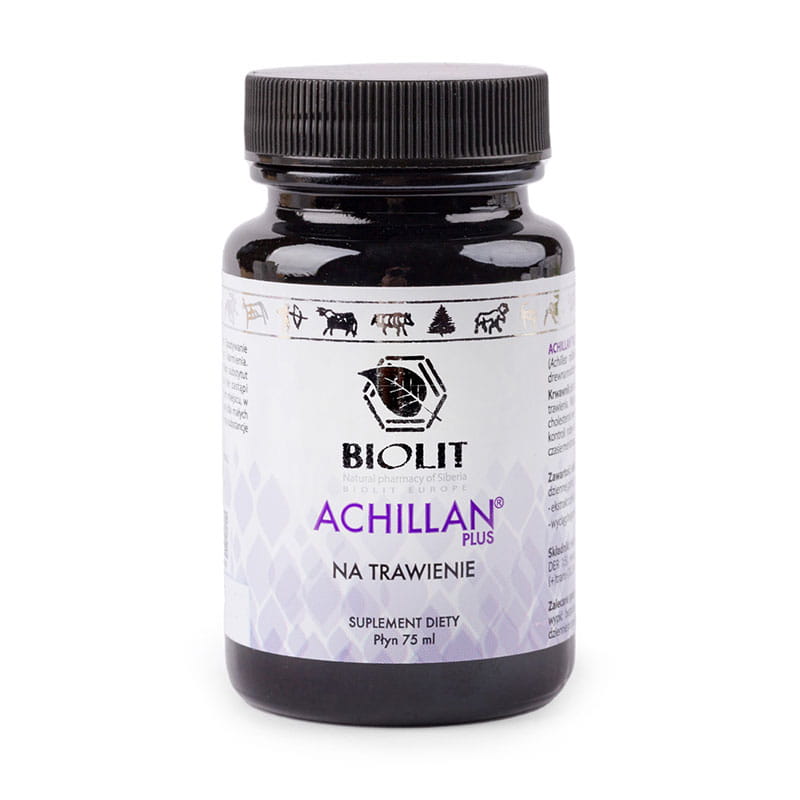 Экстракт тысячелистника Biolit Achillan Plus, с таксифолином, для пищеварения, 75 мл