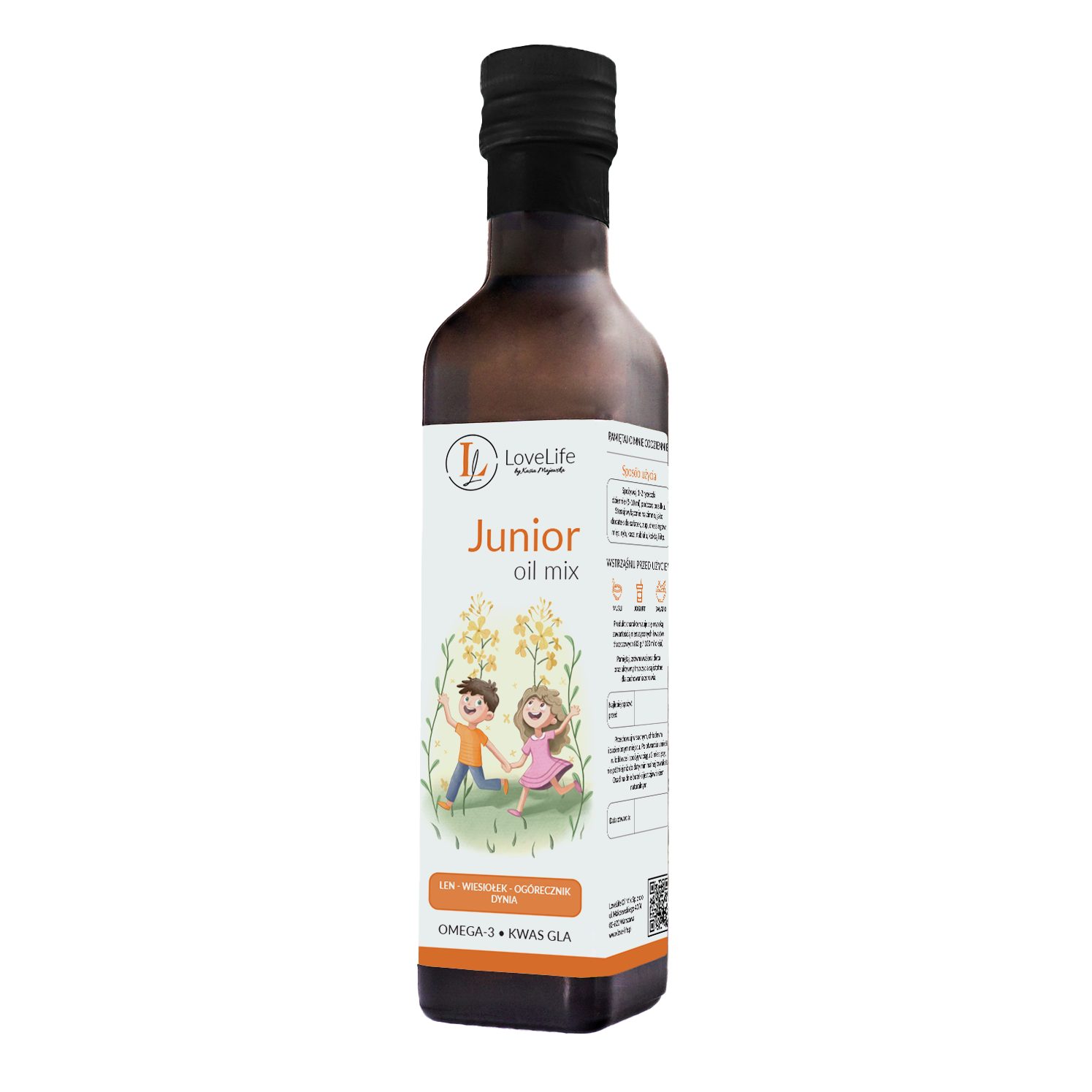 Композиция масел для детей LoveLife Junior, с жирными кислотами, 250 мл