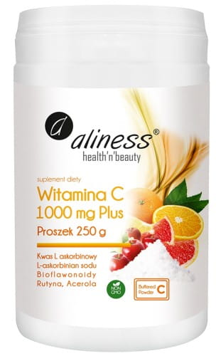 Витамин C Aliness 1000 мг Plus, буферизованный, порошок, 250 г