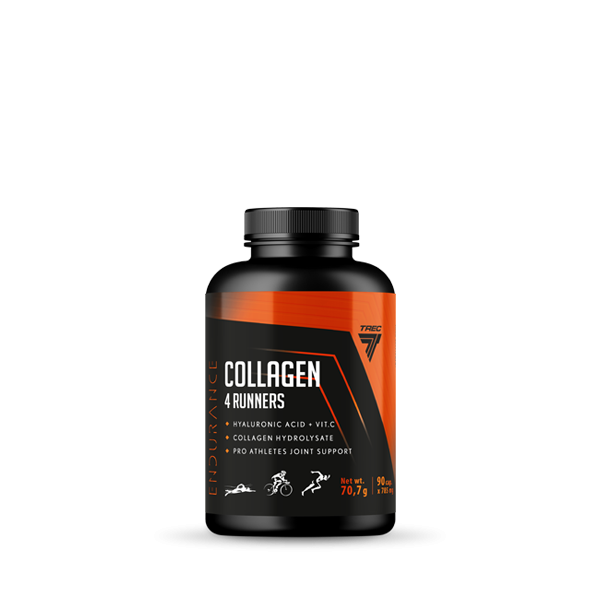 Коллаген Trec Endurance Collagen 4 Runners с гиалуроновой кислотой, 90 капсул