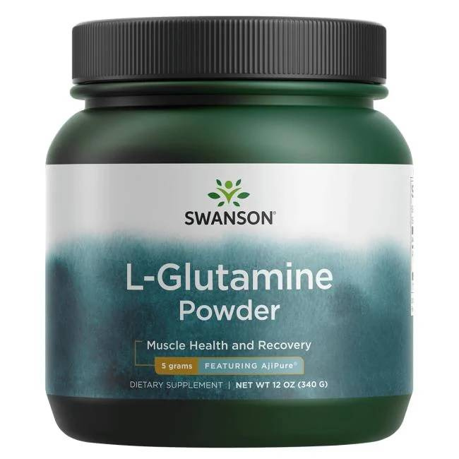 L-глютамин в порошке Swanson AjiPure L-Glutamine, 340 г
