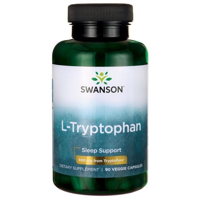 L-триптофан Swanson AjiPure 500 мг, 90 капсул