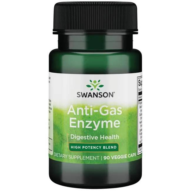 Пищеварительные ферменты Swanson Anti-Gas Enzyme, 90 капсул