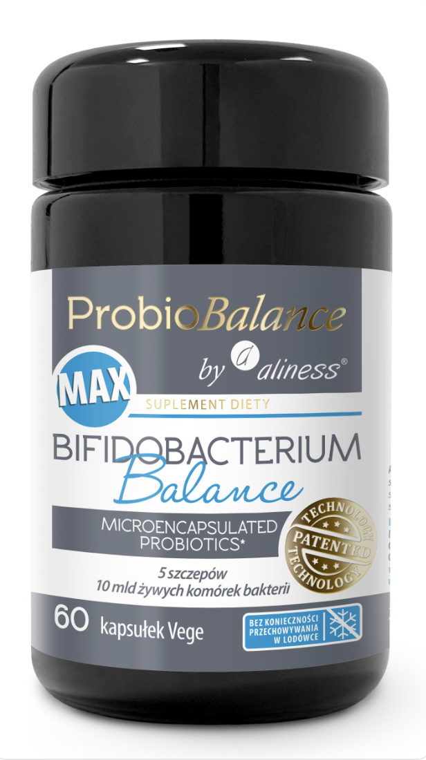 Пробиотик Aliness ProbioBalance Bifidobacterium Balance Max, 10 млрд КОЕ, 60 капсул